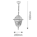 Lampa wisząca Monaco Antyczne złoto IP43 E27 Rabalux 8184  5998250381848 lampynox noxbox www.lampynox.pl 2.jpg