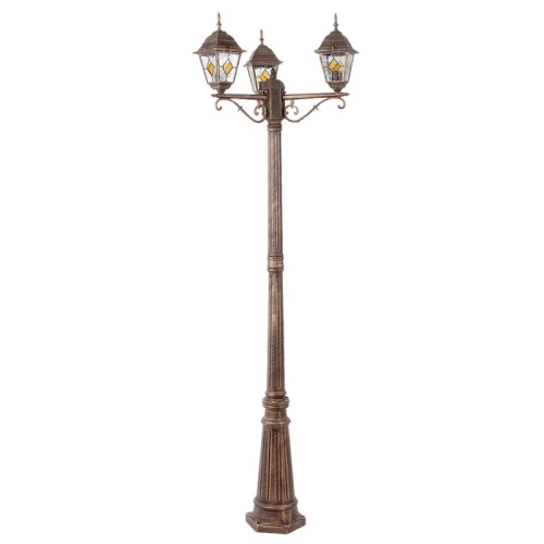Lampa stojąca potrójna Monaco Antyczne złoto wys. 2,12m IP43 3xE27 Rabalux 8186  5998250381862 lampynox noxbox www.lampynox.pl 1.jpg