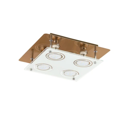 Naomi Kwadrat Brąz 4xGU10 Lampa sufitowa Rabalux 2252  5998250322520 lampynox noxbox www.lampynox.pl 1.jpg