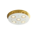 Naomi Okrągła Brąz 5xGU10 Lampa sufitowa Rabalux 2256