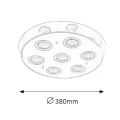 Lampa sufitowa Naomi Okrągła Brąz 7xGU10 Rabalux 2257  5998250322575 lampynox noxbox www.lampynox.pl 3.jpg