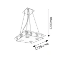 Lampa wisząca Naomi Kwadrat Przydymiony Chrom 4xGU10 Rabalux 2648  5998250326481 lampynox noxbox www.lampynox.pl 2.jpg