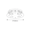 Lampa sufitowa Naomi Okrągła Brąz 4xGU10 Rabalux 2255  5998250322551 lampynox noxbox www.lampynox.pl 2.jpg