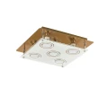Lampa sufitowa Naomi Kwadrat Brąz 5xGU10 Rabalux 2253  5998250322537 lampynox noxbox www.lampynox.pl 1.jpg
