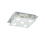 Naomi Kwadrat Chrom 5xGU10 Lampa sufitowa Rabalux 2512