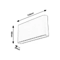 Kinkiet zewnętrzny Nesna LED 2x3W szer. 11cm IP54 Rabalux 7951  5998250379517 lampynox noxbox www.lampynox.pl 3.jpg