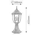 Lampa zewnętrzna stojąca Nizza wys. 41,5cm IP43 E27 Rabalux 8453  5998250384535 lampynox noxbox www.lampynox.pl 2.jpg