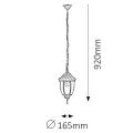 Lampa zewnętrzna wisząca Nizza IP43 E27 Rabalux 8454  5998250384542 lampynox noxbox www.lampynox.pl 3.jpg
