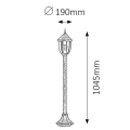 Lampa zewnętrzna stojąca Nizza wys. 104,5cm IP43 E27 Rabalux 8455  5998250384559 lampynox noxbox www.lampynox.pl 4.jpg