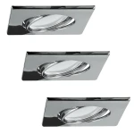 Olin LED | Chrom kwadratowa trójpak 309655 ( 1 kpl. dostępny od ręki. Wysyłka 24 h. )