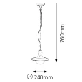 Lampa zewnętrzna wisząca Oslo Czarna IP44 E27 Rabalux 8717  5998250387178 lampynox noxbox www.lampynox.pl 4.jpg