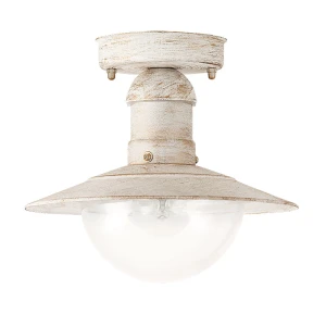 Oslo Antyczny biały IP44 E27 Lampa zewnętrzna sufitowa Rabalux 8739 