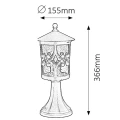 Lampa stojąca zewnętrzna Palma wys. 36,6cm IP23 E27 Rabalux 8537  5998250385372 lampynox noxbox www.lampynox.pl 3.jpg