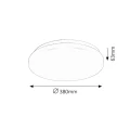 Rob LED 32W szer. 38cm 3000K 2100lm Plafon Rabalux 3339  5998250333397 lampynox noxbox www.lampynox.pl 4.jpg