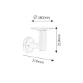 Kinkiet zewnętrzny Rostock LED 7W IP44 4000K 350lm Rabalux 8788  5998250387888 lampynox noxbox www.lampynox.pl 4.jpg