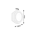 Kinkiet zewnętrzny Avola LED 9W 3000K IP54 Rabalux 7964  5998250379647 lampynox noxbox www.lampynox.pl 4.jpg