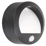 Amarillo Czarna z czujnikiem ruchu i zmierzchu LED 1,5W 3000K IP44 Lampa zewnętrzna schodowa Rabalux 7969