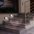 Lampa zewnętrzna schodowa z czujnikiem ruchu i zmierzchu Amarillo Czarna LED 1,5W 3000K IP44 Rabalux 7969  5998250379692 lampynox noxbox www.lampynox.pl 3.jpg