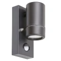 Kinkiet zewnętrzny z czujnikiem ruchu Medina Czarny mat 1xGU10 IP44 Rabalux 8834  5998250388342 lampynox noxbox www.lampynox.pl 1.jpg