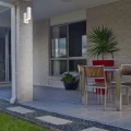 Kinkiet zewnętrzny z czujnikiem ruchu Medina Biały mat 2xGU10 IP44 Rabalux 8839  5998250388397 lampynox noxbox www.lampynox.pl 3.jpg