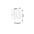 Kinkiet zewnętrzny Catania Satynowy chrom LED 4W 4000K IP44 Rabalux 8936  5998250389363 lampynox noxbox www.lampynox.pl 4.jpg