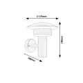 Kinkiet zewnętrzny Denmark LED 9W 4000K IP44 Rabalux 8976  5998250389769 lampynox noxbox www.lampynox.pl 4.jpg