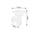 Kinkiet zewnętrzny z czujnikiem ruchu i zmierzchu Denmark LED 9W 4000K IP44 Rabalux 8977  5998250389776 lampynox noxbox www.lampynox.pl 5.jpg