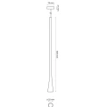 Lampa wisząca ARTA Czarna LED 7W 3000K CRI90 OXYLED 456641  5902701456641 lampynox noxbox www.lampynox.pl 3.jpg