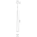 Lampa wisząca BOSA Biała LED 7W 3000K CRI90 OXYLED 456580  5902701456580 lampynox noxbox www.lampynox.pl 3.jpg