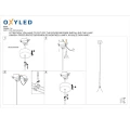 Lampa wisząca BOSA Biała LED 7W 3000K CRI90 OXYLED 456580  5902701456580 lampynox noxbox www.lampynox.pl 4.jpg