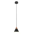 Lampa wisząca CONO Czarny  Różowe złoto 7W 3000K CRI  90 OXYLED 456542  5902701456542 lampynox noxbox www.lampynox.pl 1.jpg