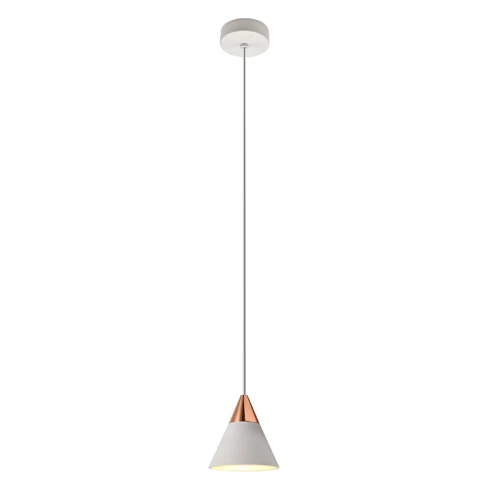 Lampa wisząca CONO Biały  Różowe złoto 7W 3000K CRI  90 OXYLED 456566  5902701456566 lampynox noxbox www.lampynox.pl 1.jpg