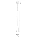 Lampa wisząca ENZA Czarna LED 7W 3000K CRI  90 OXYLED 456627  5902701456627 lampynox noxbox www.lampynox.pl 4.jpg