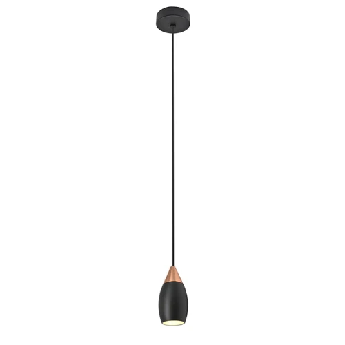 Lampa wisząca ETRO Czarny  Różowe złoto 7W 3000K CRI  90 OXYLED 456511  5902701456511 lampynox noxbox www.lampynox.pl 1.jpg