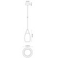 Lampa wisząca ETRO Czarny  Różowe złoto 7W 3000K CRI  90 OXYLED 456511  5902701456511 lampynox noxbox www.lampynox.pl 4.jpg