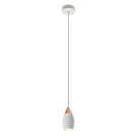 ETRO Biały | Różowe złoto 7W 3000K CRI > 90 Lampa wisząca OXYLED 456535