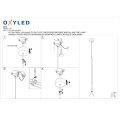 Lampa wisząca IBRE Czarna LED 7W 3000K CRI  90 UGR 10 OXYLED 456665  5902701456665 lampynox noxbox www.lampynox.pl 6.jpg