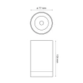 Downlight BASARO RO Biała LED 8,9W IP65 3000K CRI90 OXYLED 456856  5902701456856 lampynox noxbox www.lampynox.pl 3.jpg