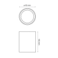 Downlight LAPILO TUBE RO Biała LED 8W 3000K CRI90 OXYLED 456771  5902701456771 lampynox noxbox www.lampynox.pl 3.jpg