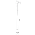 Lampa wisząca PANA Biała LED 7W 3000K CRI  90 OXYLED 456603  5902701456603 lampynox noxbox www.lampynox.pl 4.jpg