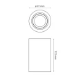Downlight CORTO RO Biała GU10 OXYLED 455545  5902701455545 lampynox noxbox www.lampynox.pl 4.jpg