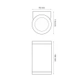 Kinkiet zewnętrzny CROSTI VENTA Aluminum 2xGU10 IP65 OXYLED 1455514 5902701455514 lampynox noxbox www.lampynox.pl 3.jpg