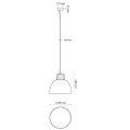 Lampa wisząca CAMPANA Srebrna LED 19W 36° 4000K CRI  90 OXYLED 458072  5902701458072 lampynox noxbox www.lampynox.pl 5.jpg