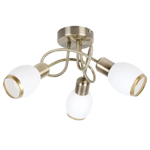 Elite brązowa Lampa sufitowa 3xE14 Rabalux 1098