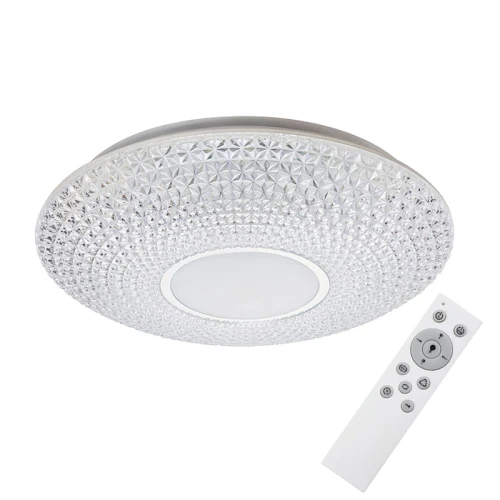 Lampa sufitowa z pilotem Coralia LED 48W śr. 41cm. barwa światła zmienna, Rabalux 1518  5998250315188 lampynox noxbox www.lampynox.pl 1.jpg