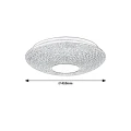 Lampa sufitowa z pilotem Coralia LED 48W śr. 41cm. barwa światła zmienna, Rabalux 1518  5998250315188 lampynox noxbox www.lampynox.pl 4.jpg