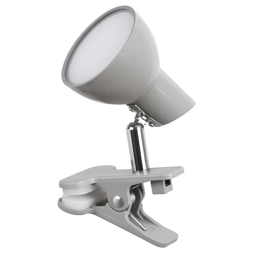 Lampka stołowa z klipsem Noah szara LED 5W 3000K Rabalux 1480  5998250314808 lampynox noxbox www.lampynox.pl 1.jpg