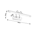 Kinkiet nad obraz Ludovic chrom LED 9W szer. 40cm. Rabalux 1495  5998250314952 lampynox noxbox www.lampynox.pl 6.jpg