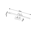 Kinkiet nad obraz Ludovic chrom LED 13W szer. 55cm. Rabalux 1497  5998250314976 lampynox noxbox www.lampynox.pl 6.jpg