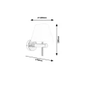 Kinkiet łazienkowy Angus Chrom LED 6W 4000K IP44 Rabalux 3996  5998250339962 lampynox noxbox www.lampynox.pl 3.jpg